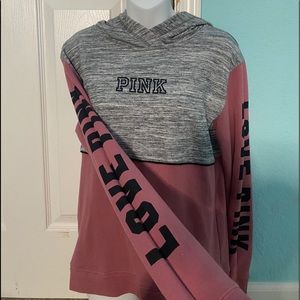 Pink Victoria’s Secret hoodie